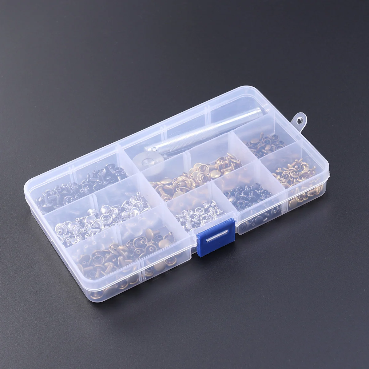 Rivet Set Setter Kit Rivets Diy Nut Copper Tube Studs Anvil Belt Punch Cap Double Replacement Tool Press 
Rivet Set Setter Kit Rivets Diy Nut Copper Tube Studs Anvil Belt Punch Cap Double Replacement Tool Press