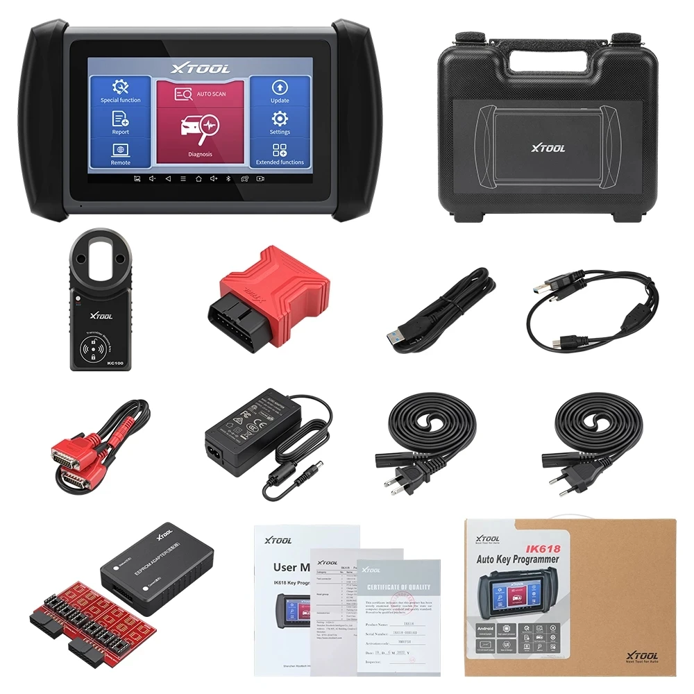 Брелок для ключей XTOOL IK618, инструмент для программирования автомобиля OBD2, диагностические инструменты с функцией сброса 30 +, активный тест X100 Pad3, бесплатное обновление
Брелок для ключей XTOOL IK618, инструмент для программирования автомобиля OBD2, диагностические инструменты с функцией сброса 30 +, активный тест X100 Pad3, бесплатное обновление