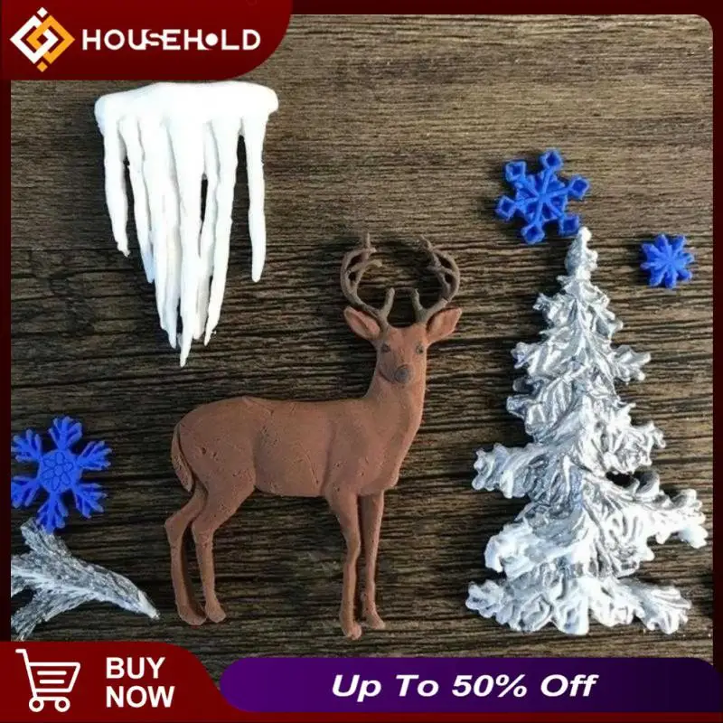3D Christmas Cookie Silicone Mold Elk Xmas Tree Cake Mold Christmas Cake Decoration Tool Navidad Gift DIY Baking Biscuit Mould
3D Christmas Cookie Silicone Mold Elk Xmas Tree Cake Mold Christmas Cake Decoration Tool Navidad Gift DIY Baking Biscuit Mould
