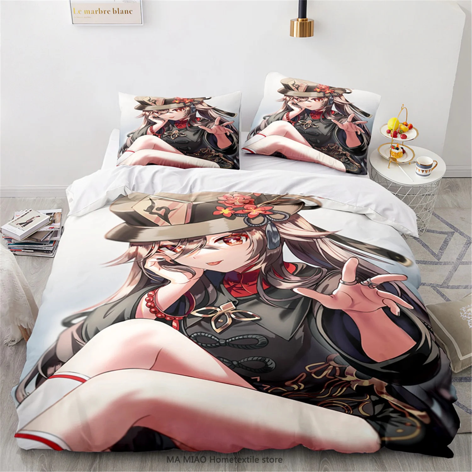 Genshin Impact Game Bedding Set 3D Beautiful Girls Print Quilt Cover with Pillowcase Set Duvet Cover Set Bedclothes for Boys
Genshin Impact Game Bedding Set 3D Beautiful Girls Print Quilt Cover with Pillowcase Set Duvet Cover Set Bedclothes for Boys