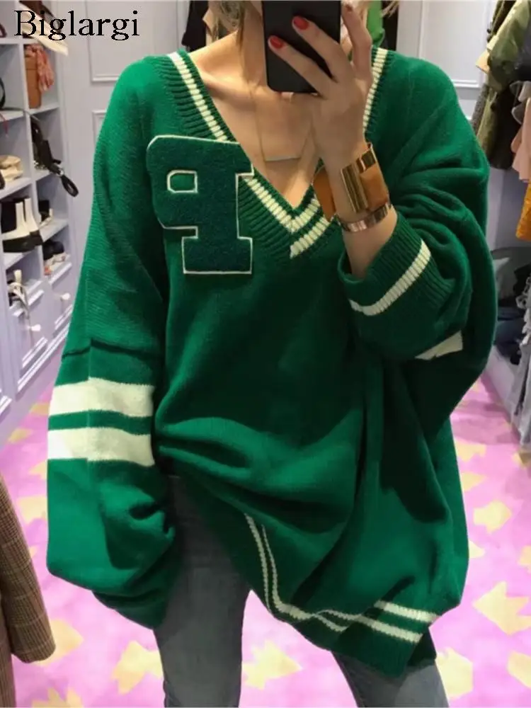 Knitted Autumn Sweater Top Women Long Sleeve Print Loose Korea Style Ladies Sweaters Tops Fashion Casual Woman Sweater Top 2023
Knitted Autumn Sweater Top Women Long Sleeve Print Loose Korea Style Ladies Sweaters Tops Fashion Casual Woman Sweater Top 2023