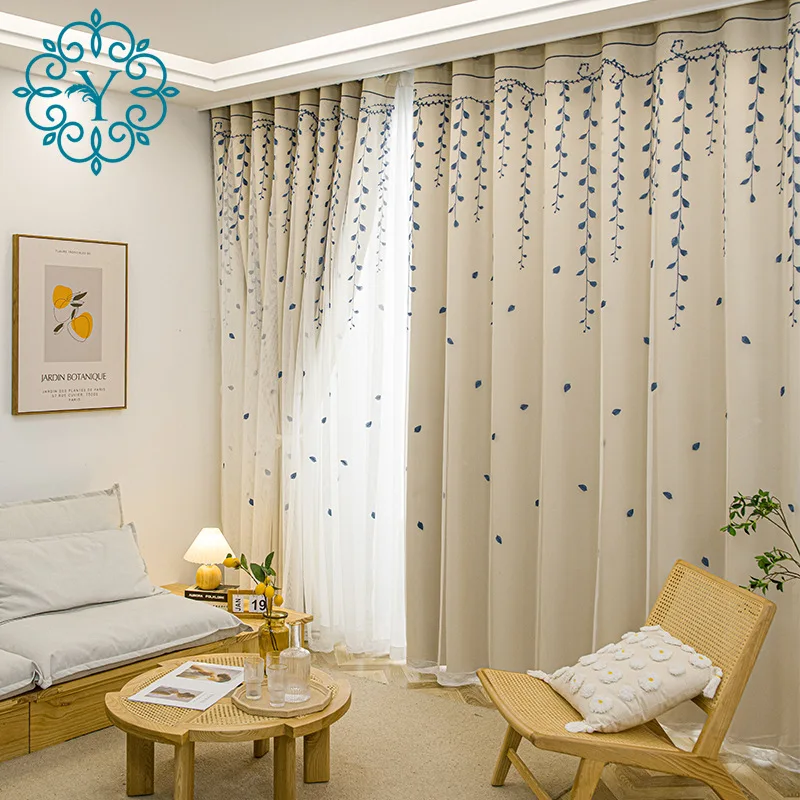 The New Pastoral Modern Minimalist Style Cloth Yarn Integrated Shading Stitching Elegant Curtains for Livingroom Dining Bedroom
The New Pastoral Modern Minimalist Style Cloth Yarn Integrated Shading Stitching Elegant Curtains for Livingroom Dining Bedroom
