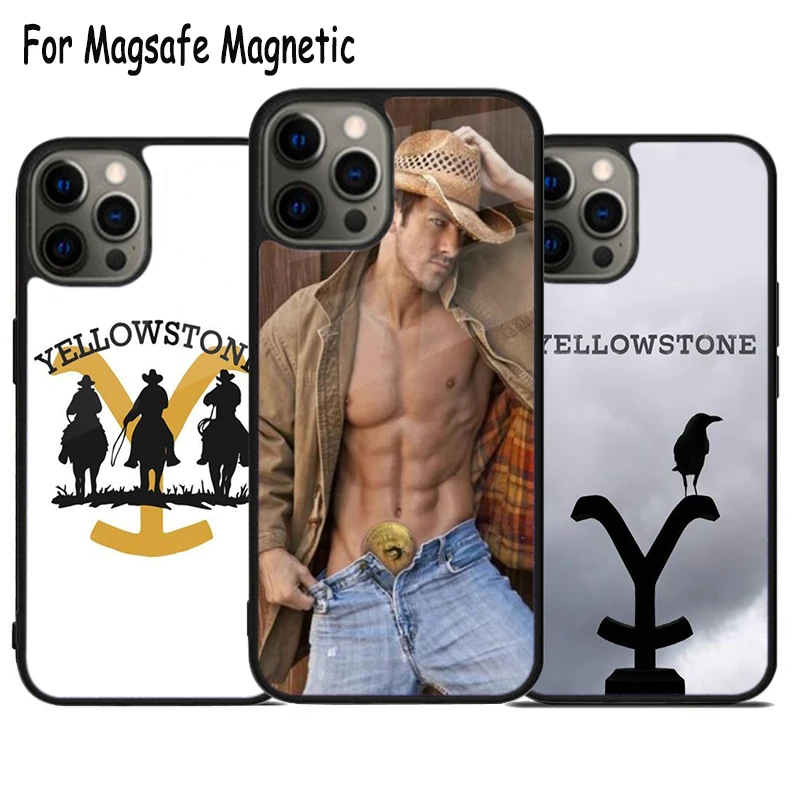 Чехол для телефона Yellowstone John Kayce Rip Magsafe с беспроводной зарядкой магнитный бампер