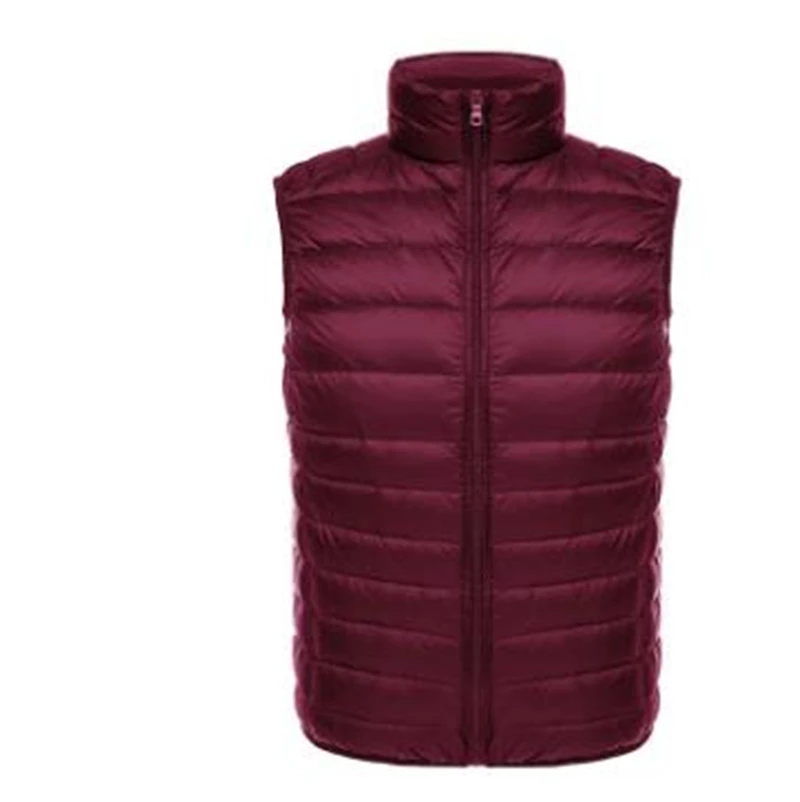 Winter New Men White Duck Down Vest Ultralight Sleeveless Vest Jacket Fashion Stand Collar Men Hot Sale Loose Vest Veste Homme
Winter New Men White Duck Down Vest Ultralight Sleeveless Vest Jacket Fashion Stand Collar Men Hot Sale Loose Vest Veste Homme