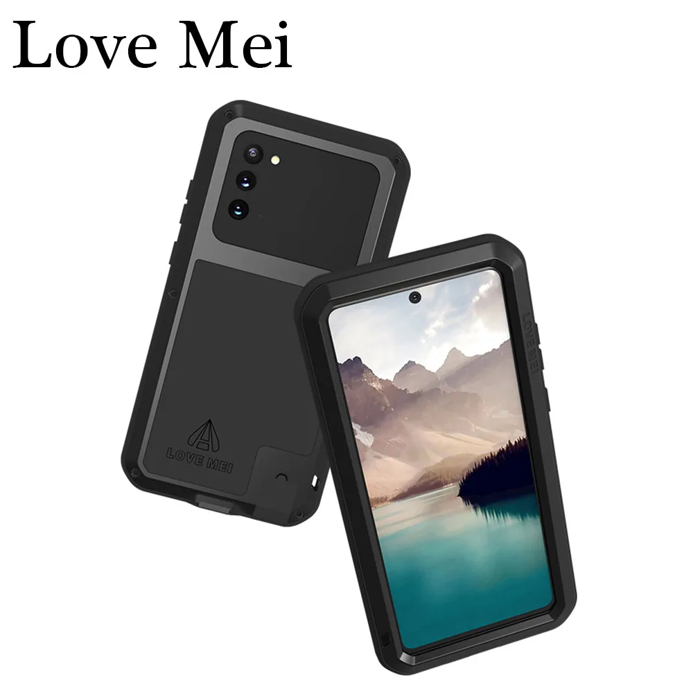 Мощный чехол Love Mei для телефона Samsung Galaxy Note 20, ударопрочный и грязеотталкивающий водонепроницаемый металлический армированный чехол для Note ...
Мощный чехол Love Mei для телефона Samsung Galaxy Note 20, ударопрочный и грязеотталкивающий водонепроницаемый металлический армированный чехол для Note ...