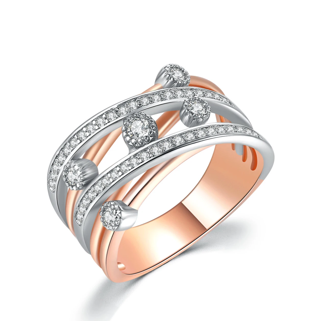 Wedding Ring for Women Luxurious Hollowed Out Sparking Zircon Crystal Cubic Zirconia Double Color Plated Engagement Jewelry Gift
Wedding Ring for Women Luxurious Hollowed Out Sparking Zircon Crystal Cubic Zirconia Double Color Plated Engagement Jewelry Gift