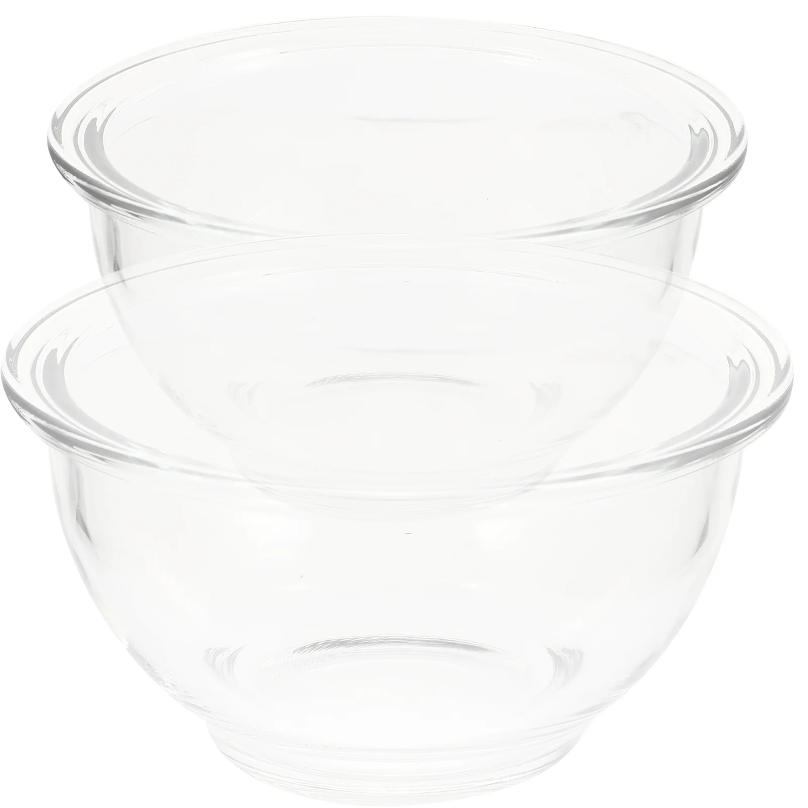2Pcs Delicate Bowl Household Glass Bowl Transparent Salad Holder Exquisite Soup Storage Bowl
2Pcs Delicate Bowl Household Glass Bowl Transparent Salad Holder Exquisite Soup Storage Bowl