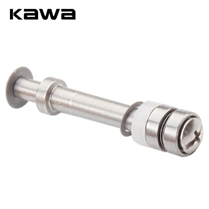

Kawa 1pc Fishing Reel Handle Shaft Install Knob Accessory Include ( 2pcs Bearings) And Washers Fishing Reel Rocker Parts For DIY