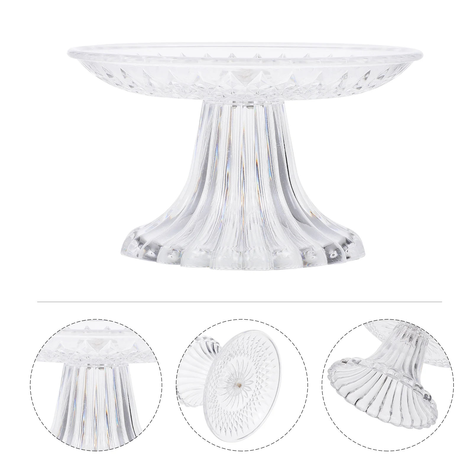 Cake Stand Serving Holder Fruit Display Dessert Bowl Tray Cupcake Platter Platefooted Transparent Acrylic Round Bowls Rack Party
Cake Stand Serving Holder Fruit Display Dessert Bowl Tray Cupcake Platter Platefooted Transparent Acrylic Round Bowls Rack Party