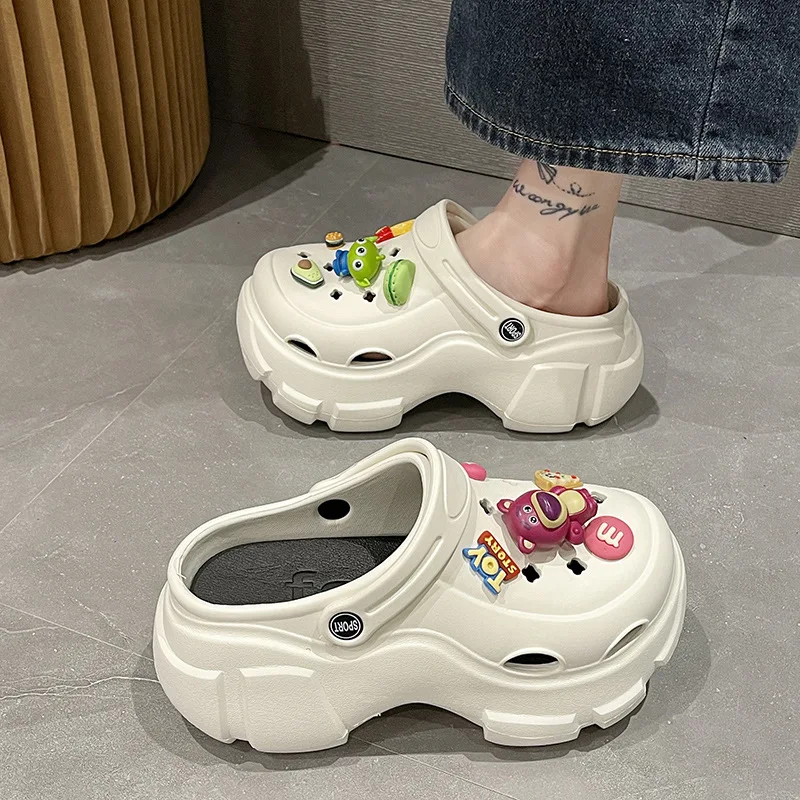 Summer Women Clogs Quick Dry Wedges Platform Garden Shoes Beach Sandals Home Slippers Thick Sole Increased Flip Flops for Women
Summer Women Clogs Quick Dry Wedges Platform Garden Shoes Beach Sandals Home Slippers Thick Sole Increased Flip Flops for Women