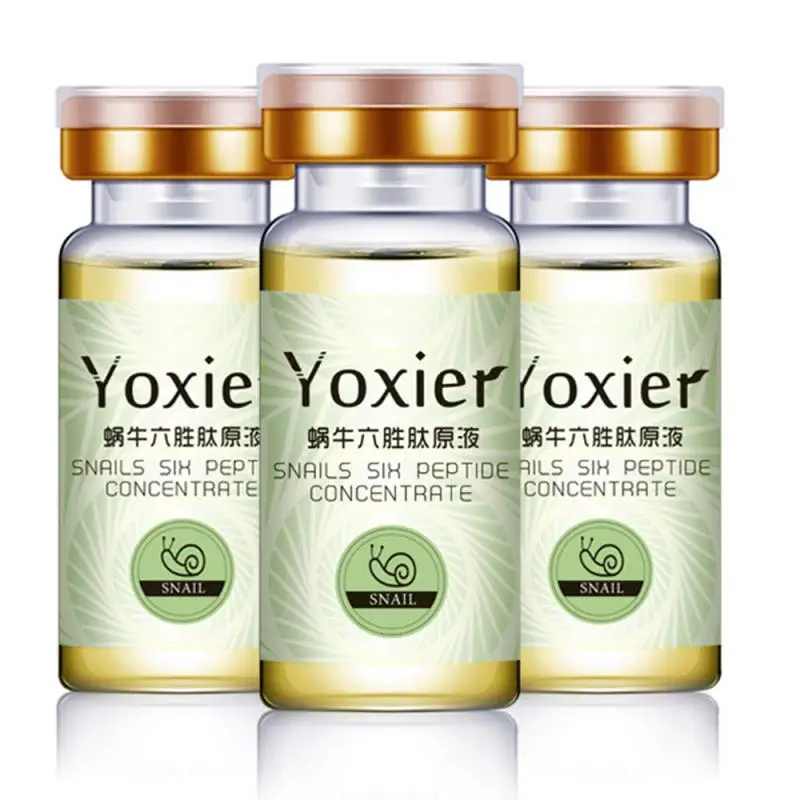 

Сыворотка Yoxier для лица, Антивозрастная, с гиалуроновой кислотой и секретом улитки, 6 пептидов, 10 мл