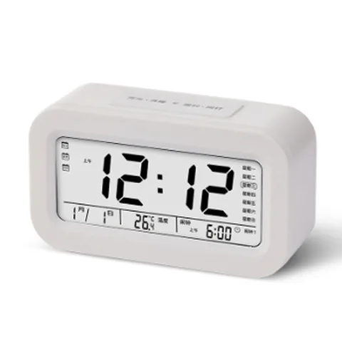 Children's Charging Alarm Clock Three Sets of Alarms Intelligent Timing Photosensitive Student Electronic Alarm Creative Gift 
Children's Charging Alarm Clock Three Sets of Alarms Intelligent Timing Photosensitive Student Electronic Alarm Creative Gift
