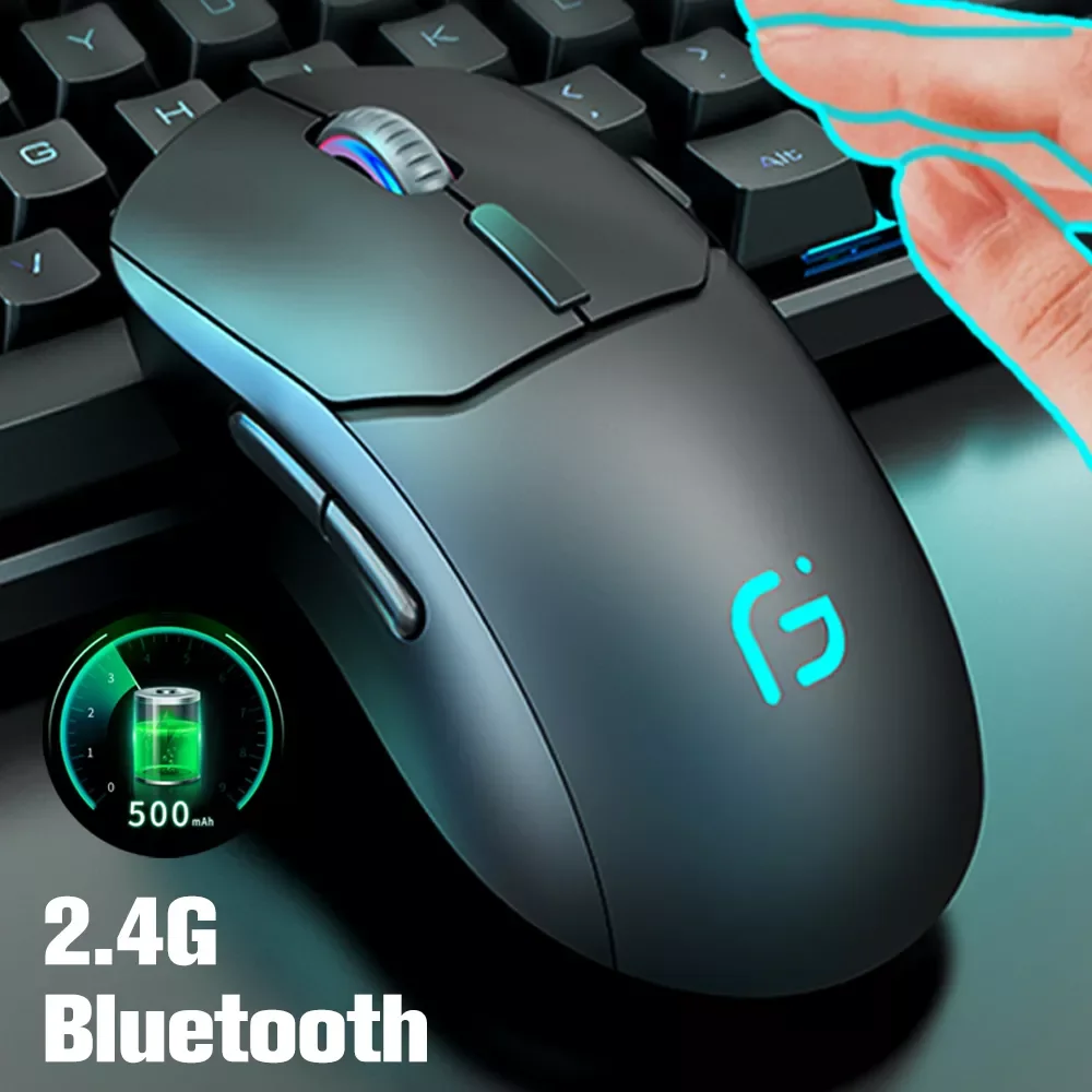 Rechargeable Wireless Bluetooth5.0 2.4G Receiver 2400DPI Dual Mode Computer Mouse Portable Noiseless Mice For PC Laptop
Rechargeable Wireless Bluetooth5.0 2.4G Receiver 2400DPI Dual Mode Computer Mouse Portable Noiseless Mice For PC Laptop