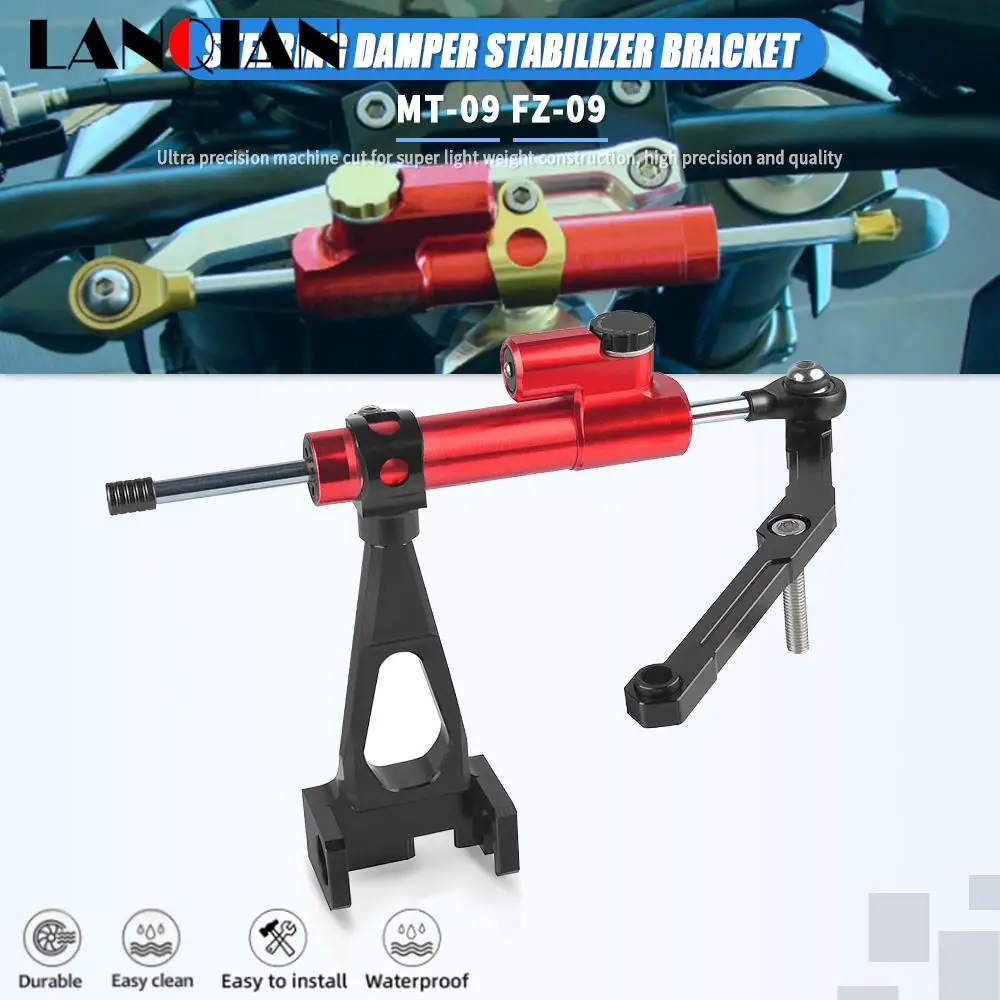 Steering Damper Stabilizer Bracket Support Mounting Kit FOR YAMAHA MT-09 MT09 FZ09 FZ-09 2013-2016 2017 2018 2019 MT-09 SP
Steering Damper Stabilizer Bracket Support Mounting Kit FOR YAMAHA MT-09 MT09 FZ09 FZ-09 2013-2016 2017 2018 2019 MT-09 SP