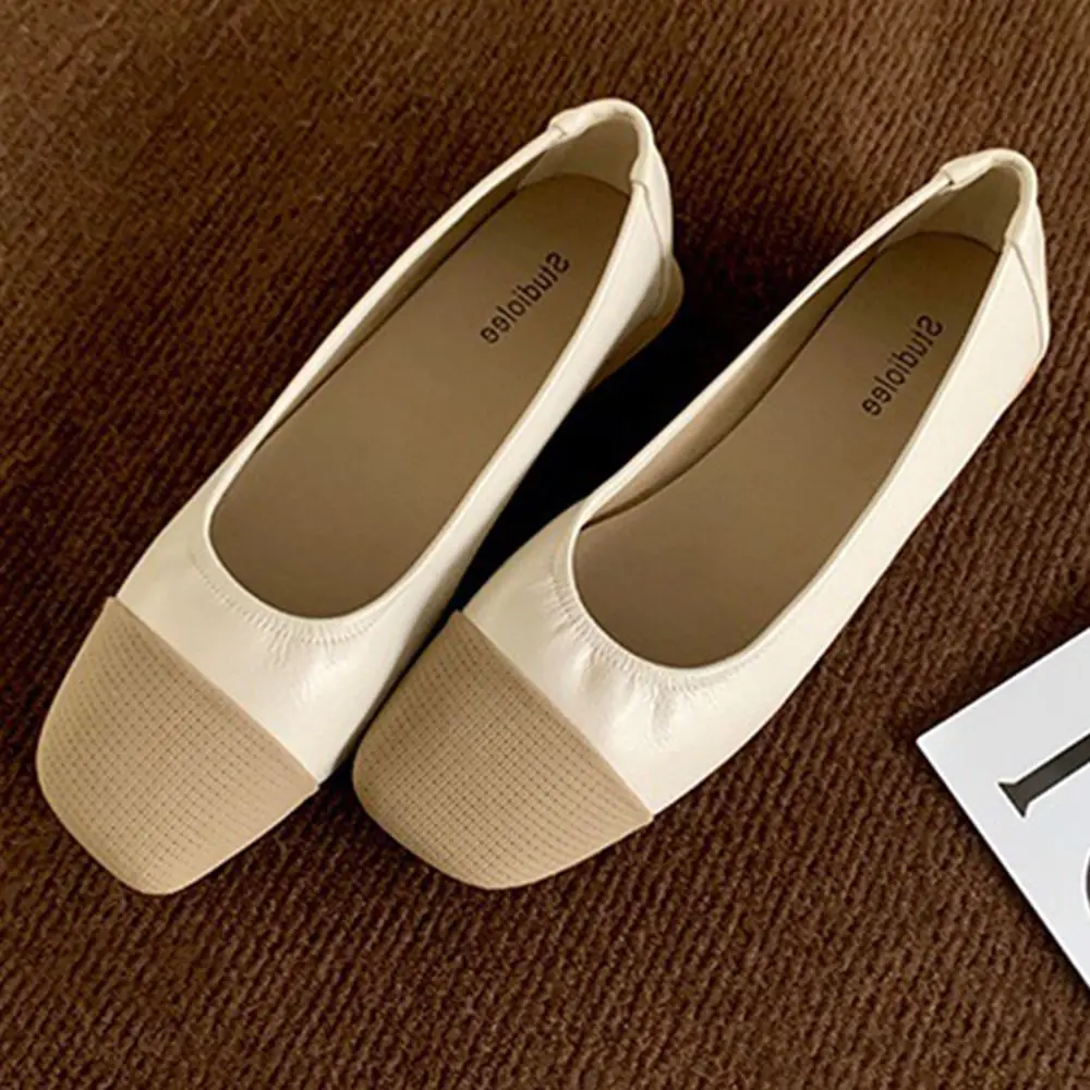 Woman Shoes Fashion square head Slip-on Ballerina low heel shoes women Loafers Ladies Spring Autumn zapatos de mujer new ks493
Woman Shoes Fashion square head Slip-on Ballerina low heel shoes women Loafers Ladies Spring Autumn zapatos de mujer new ks493
