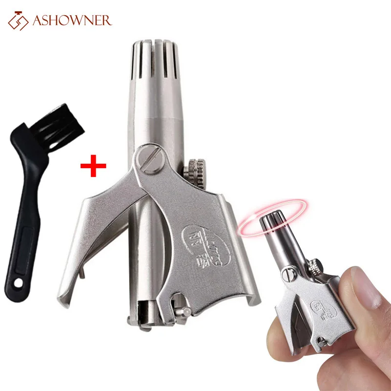 Nose Trimmer for Men Stainless Steel Manual Trimmer for Nose Razor Shaver Washable Nose Ear Hair Trimmer
Nose Trimmer for Men Stainless Steel Manual Trimmer for Nose Razor Shaver Washable Nose Ear Hair Trimmer