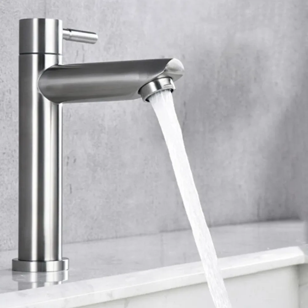 Sink Faucet Bathroom Bathroom Washbasin Faucet Tap Single Cold Water Sink Tap Stainless Steel Basin Faucets Single Hole Tapware
Sink Faucet Bathroom Bathroom Washbasin Faucet Tap Single Cold Water Sink Tap Stainless Steel Basin Faucets Single Hole Tapware