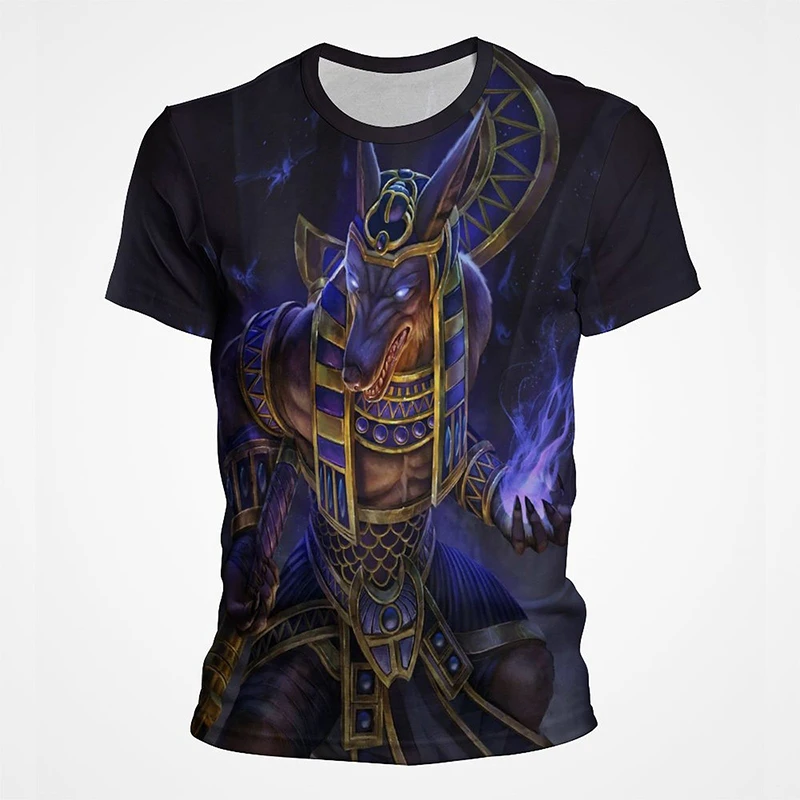 2023 New Gothic Ancient Egyptian Gods Pharaoh 3D Pattern Short Sleeve T-Shirt Men Women Unisex Fashion Vintage Mens Tops
2023 New Gothic Ancient Egyptian Gods Pharaoh 3D Pattern Short Sleeve T-Shirt Men Women Unisex Fashion Vintage Mens Tops