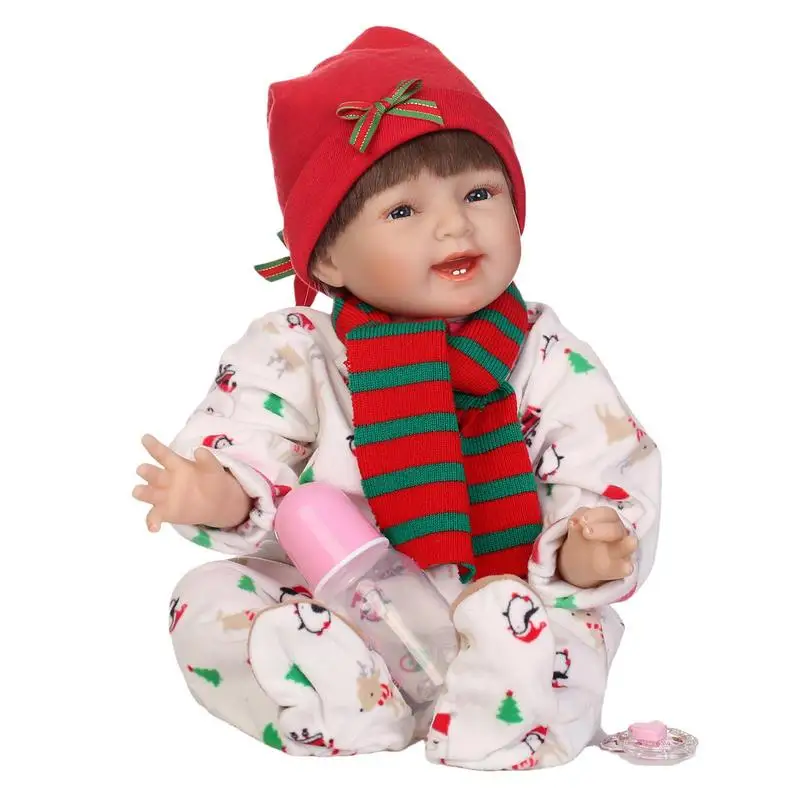 Baby Dolls Girl Simulation Newborn Infant Dolls With Movable Arms And Legs Creative Toddlers Baby Toys With Pacifier Baby Bottle
Baby Dolls Girl Simulation Newborn Infant Dolls With Movable Arms And Legs Creative Toddlers Baby Toys With Pacifier Baby Bottle