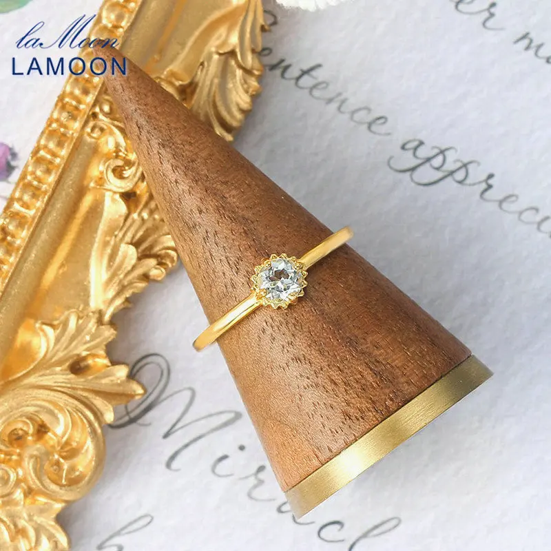 

Женское кольцо GOLUCA из серебра 925 пробы, корейское украшение, кольца с натуральным небесно-голубым топазом, тонкое покрытие из золота 14 к, LMRI118