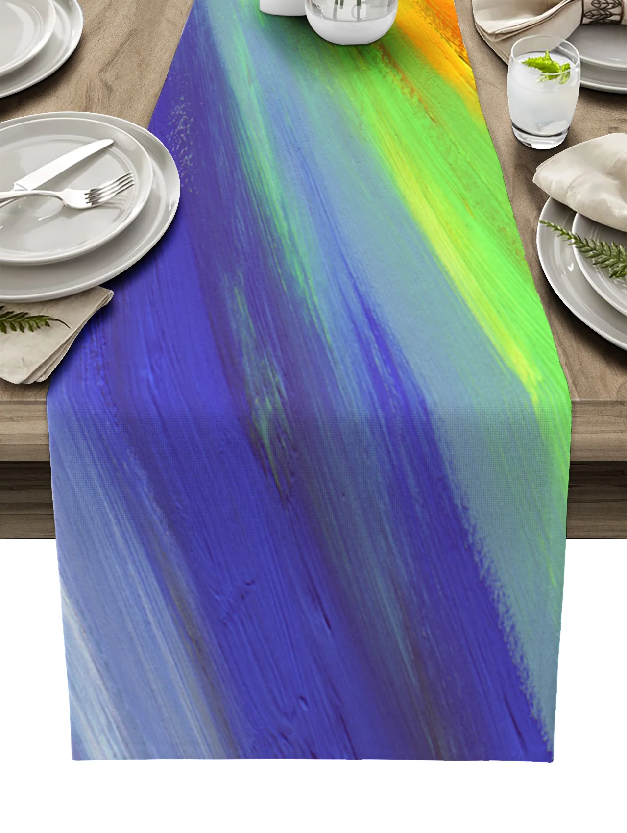 Gradient Color Oil Painting Wedding Decor Table Runners Coffee Table Kitchen Dining Table Cloths Home Party Decor
Gradient Color Oil Painting Wedding Decor Table Runners Coffee Table Kitchen Dining Table Cloths Home Party Decor