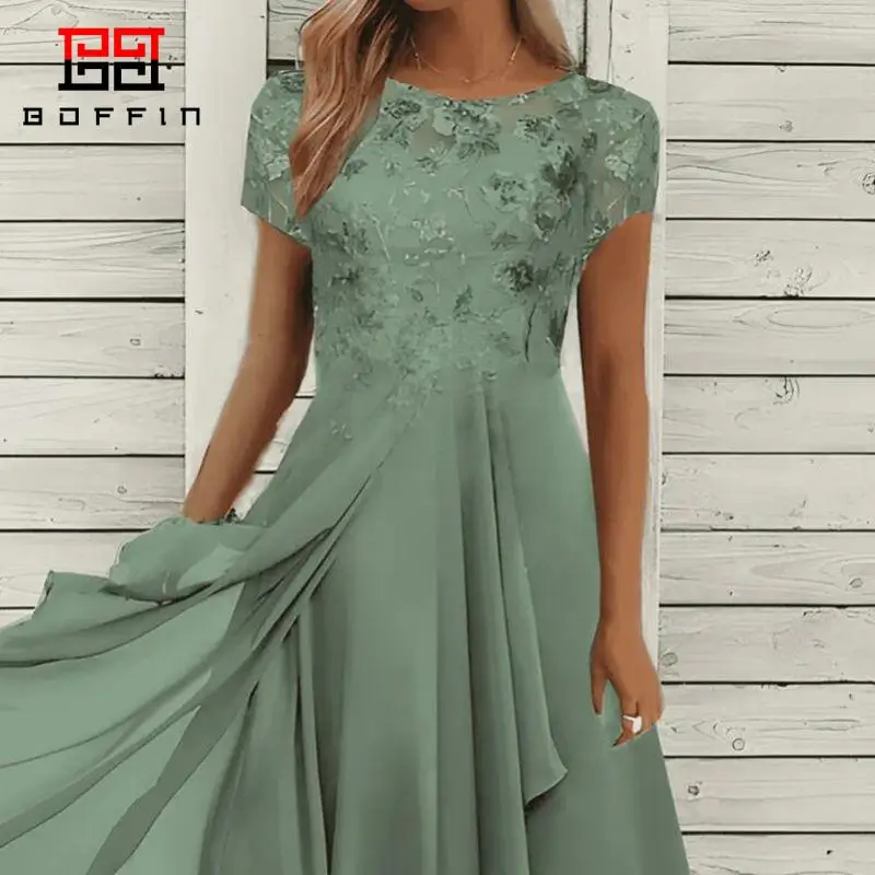 BOFFIN Chiffon Dresses Luxury Designer Women Clothing 2023 Formal Occasion Dresses Female Fashion Elegant Party Long Dresses
BOFFIN Chiffon Dresses Luxury Designer Women Clothing 2023 Formal Occasion Dresses Female Fashion Elegant Party Long Dresses