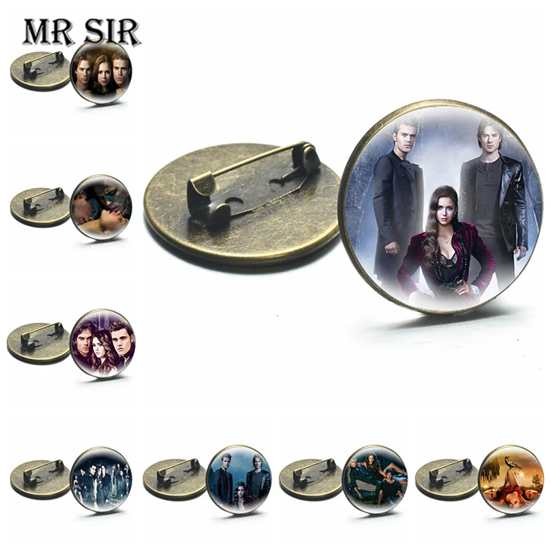 The Vampire Diaries Cosplay Badges Movie Figure Character Elena Stefan Brooch Collection Breastpin Clothing Backpacks Decoration
The Vampire Diaries Cosplay Badges Movie Figure Character Elena Stefan Brooch Collection Breastpin Clothing Backpacks Decoration