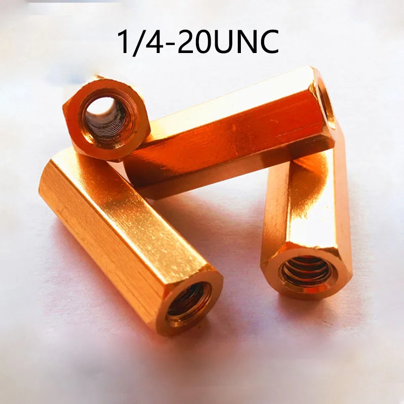 1Pcs 1/4-20UNC Hex Standoff Spacer Hexagon Studs Nuts Screw Rods Aluminium Alloy Female Threaded Sleeving Double Pass
1Pcs 1/4-20UNC Hex Standoff Spacer Hexagon Studs Nuts Screw Rods Aluminium Alloy Female Threaded Sleeving Double Pass