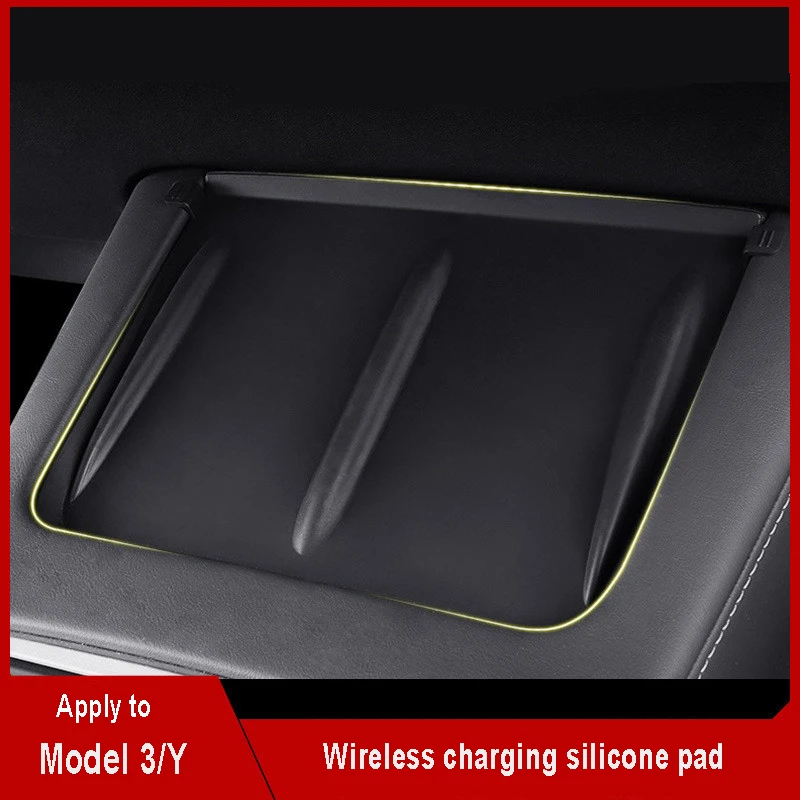 Car Accessories For Tesla Model 3Y Central Control Wireless Charging Silicone Pad Anti Slip Interior Modify For Tesla Model 3/Y
Car Accessories For Tesla Model 3Y Central Control Wireless Charging Silicone Pad Anti Slip Interior Modify For Tesla Model 3/Y