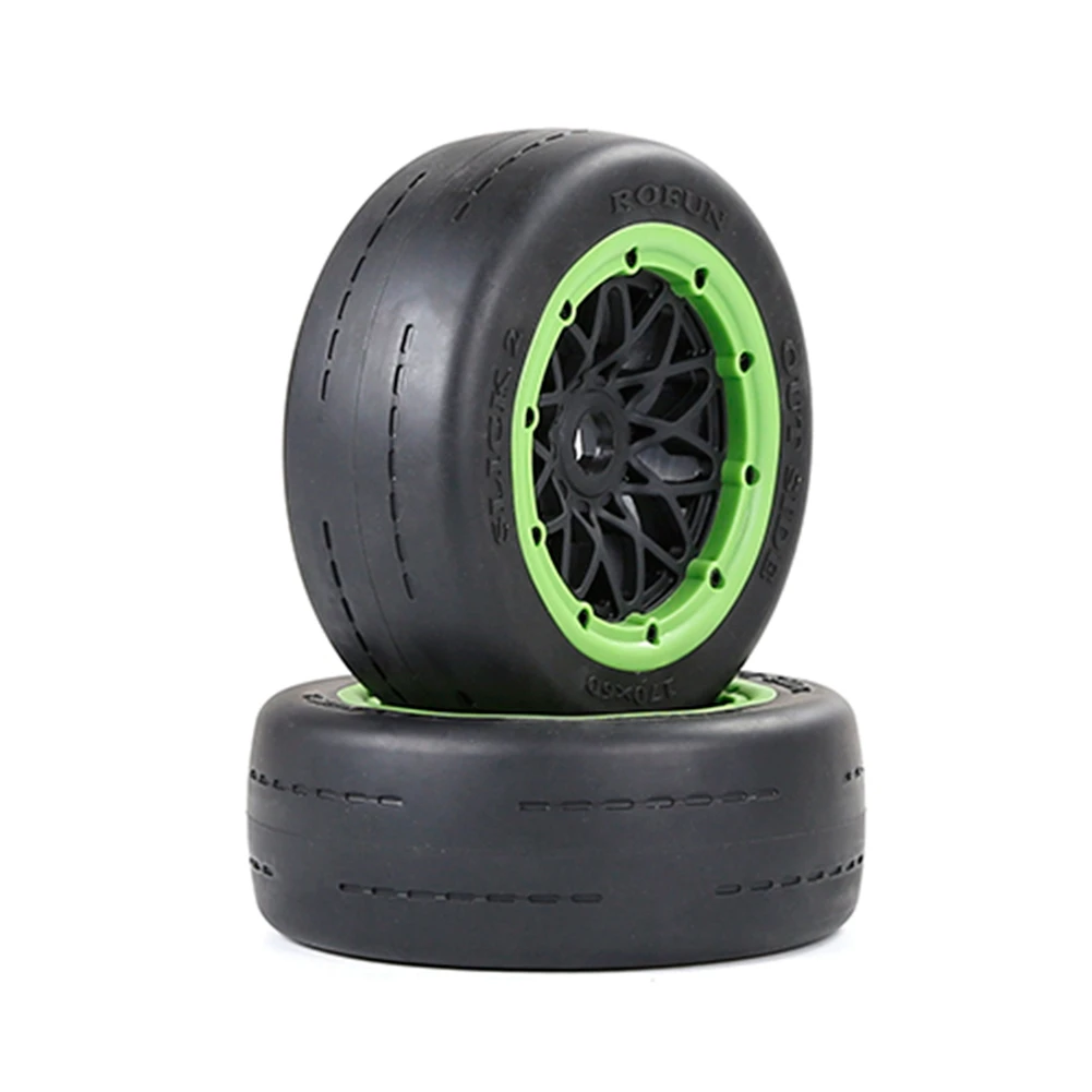 New Upgrade Bald Tire Front Tire Assembly Set for 1/5 HPI ROVAN ROFUN KM BAJA 5B Rc Car Toys Parts 170X60mm,Green
New Upgrade Bald Tire Front Tire Assembly Set for 1/5 HPI ROVAN ROFUN KM BAJA 5B Rc Car Toys Parts 170X60mm,Green