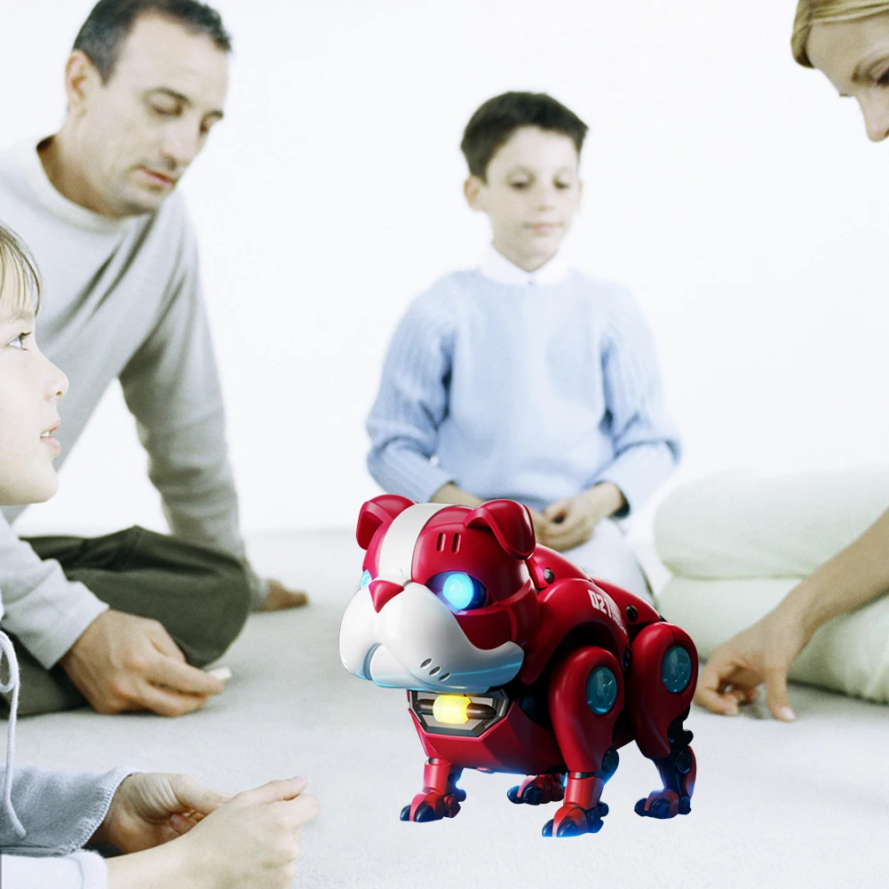 Dog Robot with Sound Interactive Toys Voice Control Desk Toy Ornaments Smart for Kids Boys and Girls Kids Electronics Toys
Dog Robot with Sound Interactive Toys Voice Control Desk Toy Ornaments Smart for Kids Boys and Girls Kids Electronics Toys