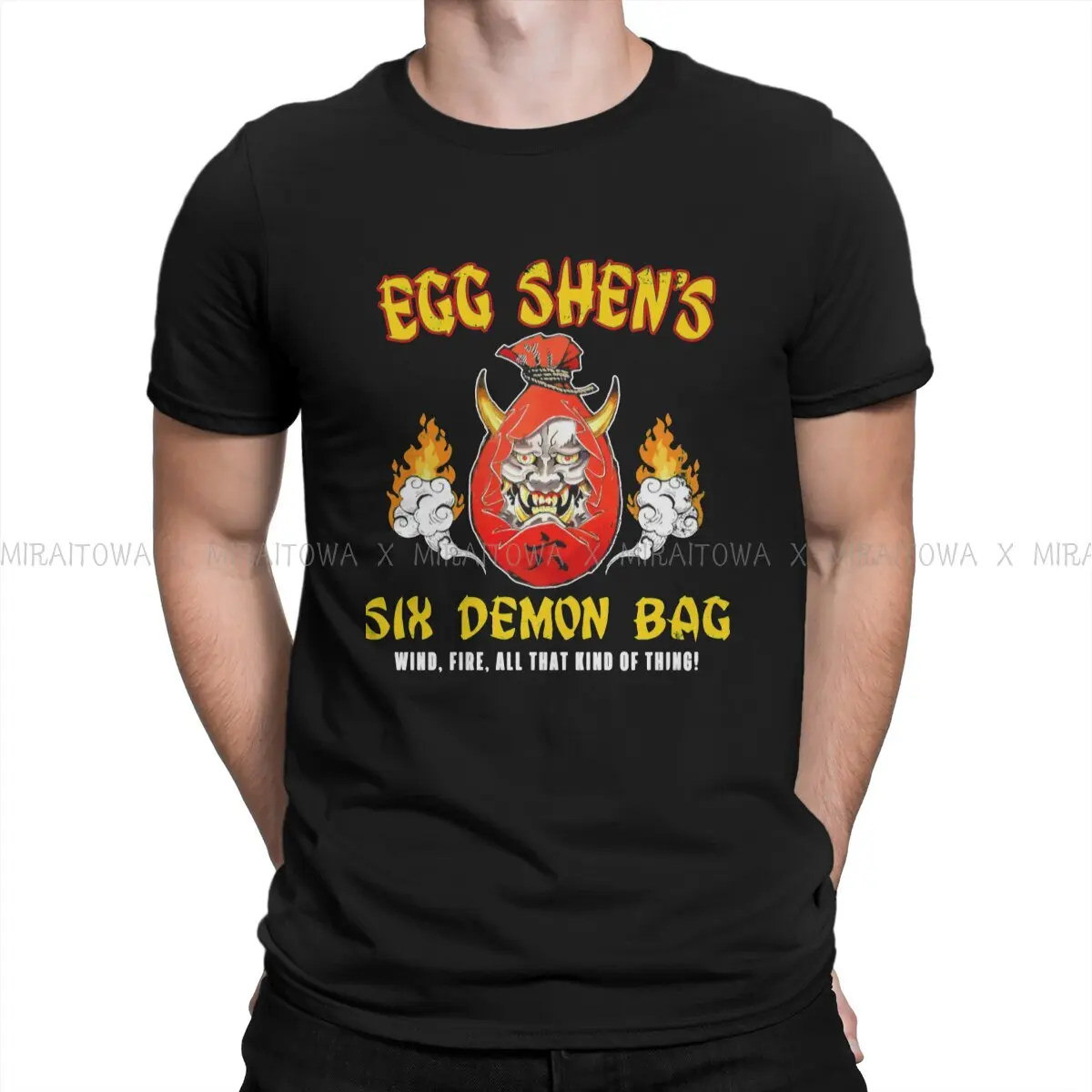 Big Trouble in Little China Six Demon Bag Tshirt Homme Men's Clothes Blusas Loose Cotton T Shirt For Men
Big Trouble in Little China Six Demon Bag Tshirt Homme Men's Clothes Blusas Loose Cotton T Shirt For Men
