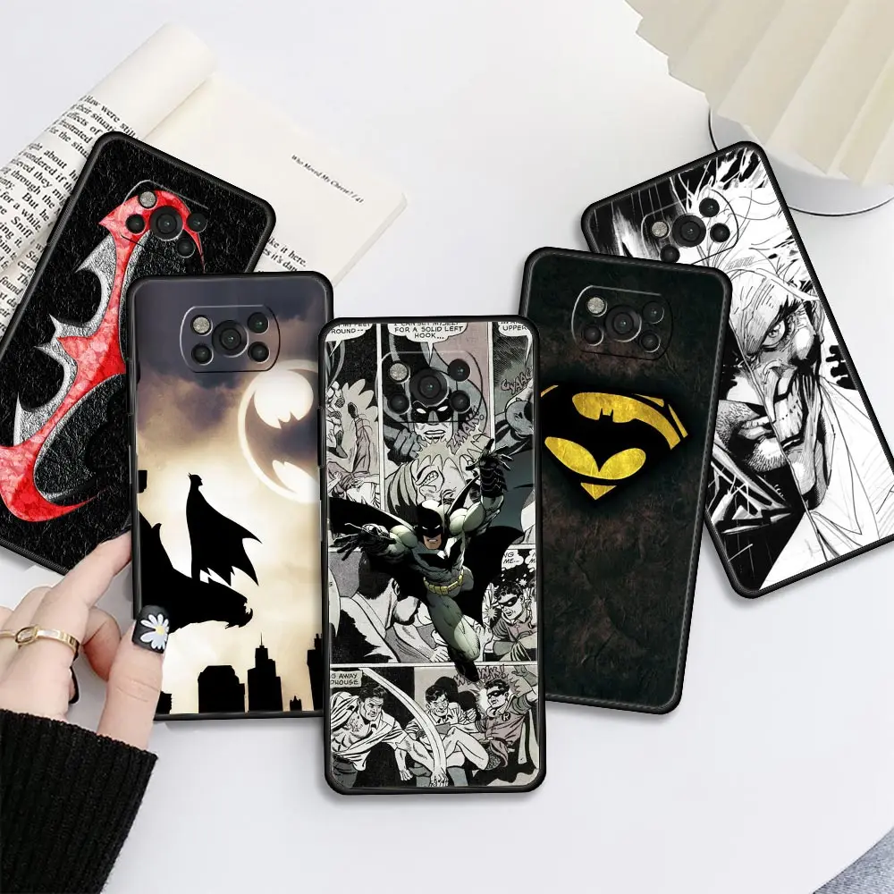 Comics Batman Joker hero Silicone Case For Xiaomi Poco X3 X4 NFC M3 M4 Pro F3 GT Pocophone F1 Soft TPU Phone Funda Cover Houses
Comics Batman Joker hero Silicone Case For Xiaomi Poco X3 X4 NFC M3 M4 Pro F3 GT Pocophone F1 Soft TPU Phone Funda Cover Houses