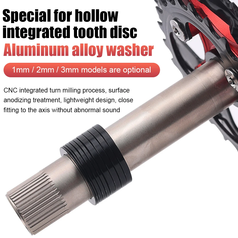 Hollow Bicycle Crankset Washers Aluminum Alloy Bike Crank Cover Chain Wheel Spacers Adjuster Kit Repair Tools for Shimano
Hollow Bicycle Crankset Washers Aluminum Alloy Bike Crank Cover Chain Wheel Spacers Adjuster Kit Repair Tools for Shimano
