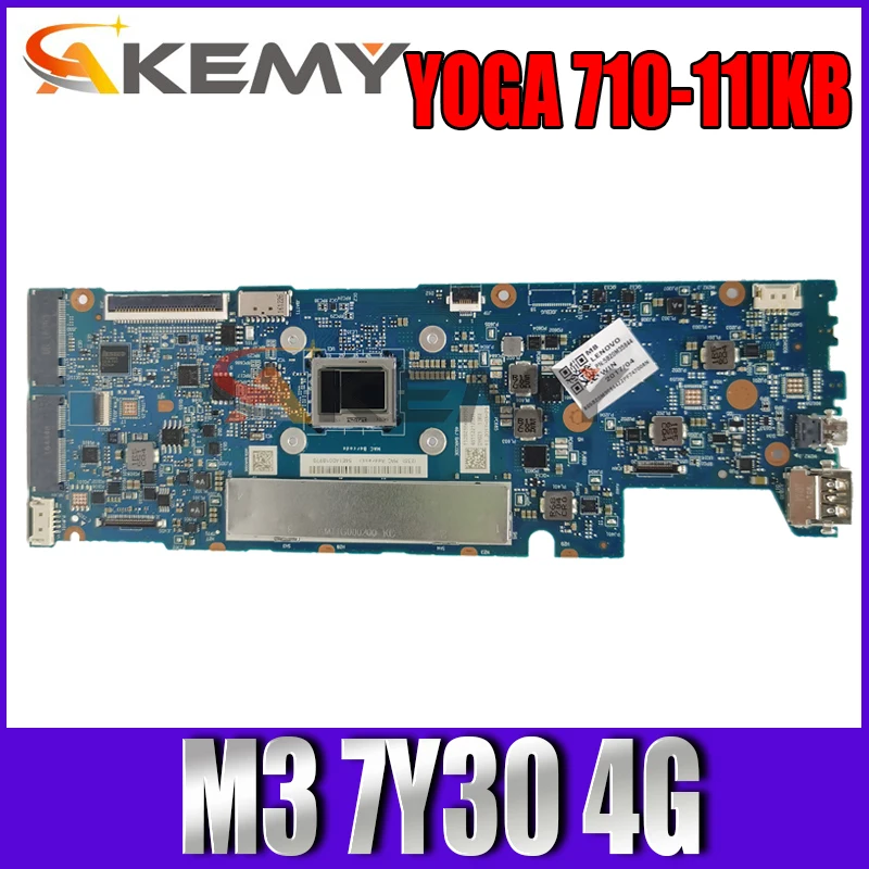 DYG21 NM-B011 For Lenovo YOGA 710-11IKB Laptop motherboard 80V6 WIN with CPU M3 7Y30 UMA 4G FRU 5B20M35843 100% test work
DYG21 NM-B011 For Lenovo YOGA 710-11IKB Laptop motherboard 80V6 WIN with CPU M3 7Y30 UMA 4G FRU 5B20M35843 100% test work