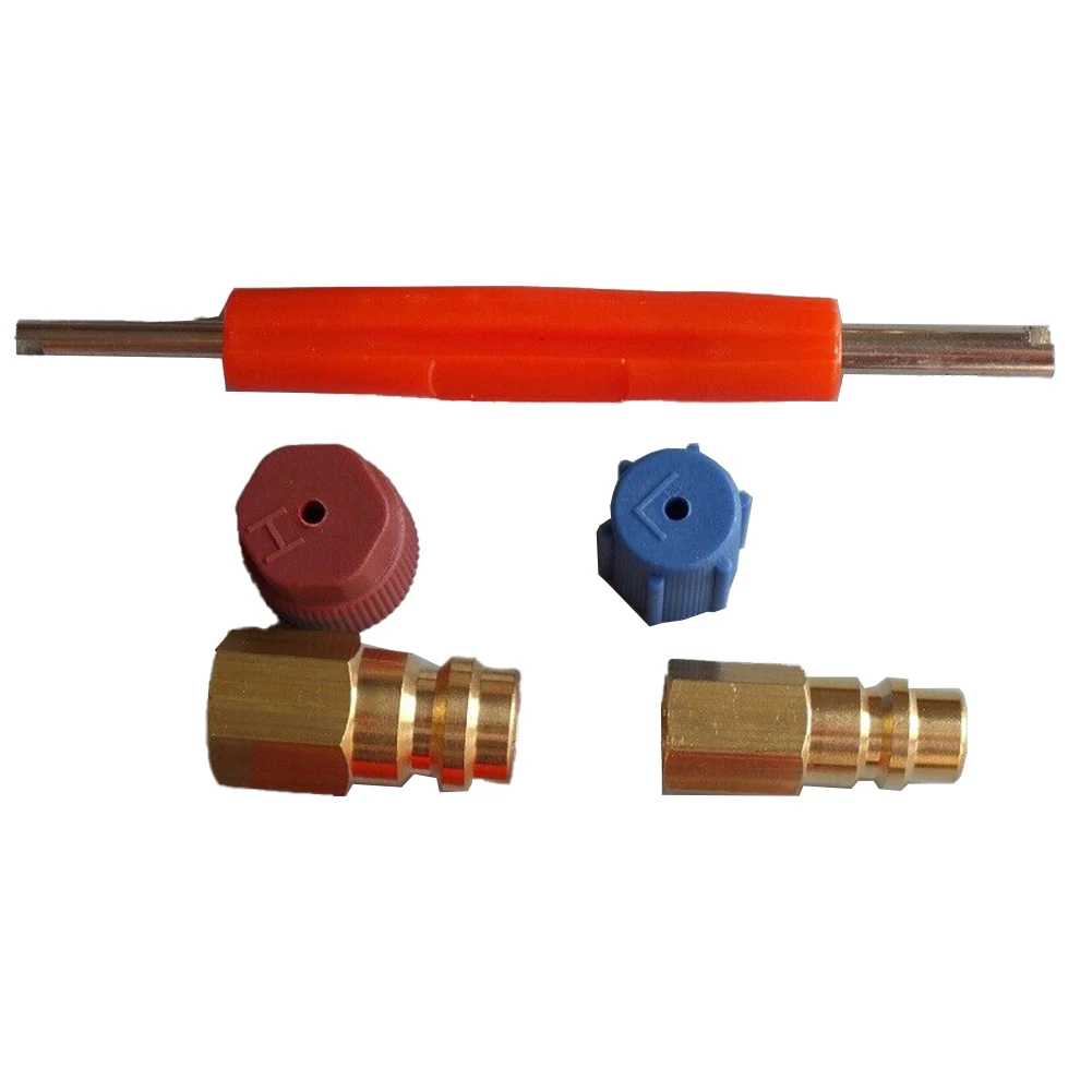 2pc High Low Side Convert R12 To R134a Adaptor A/C Aircon Charging Port Coupling Quick Coupler With Valve Core Remover
2pc High Low Side Convert R12 To R134a Adaptor A/C Aircon Charging Port Coupling Quick Coupler With Valve Core Remover