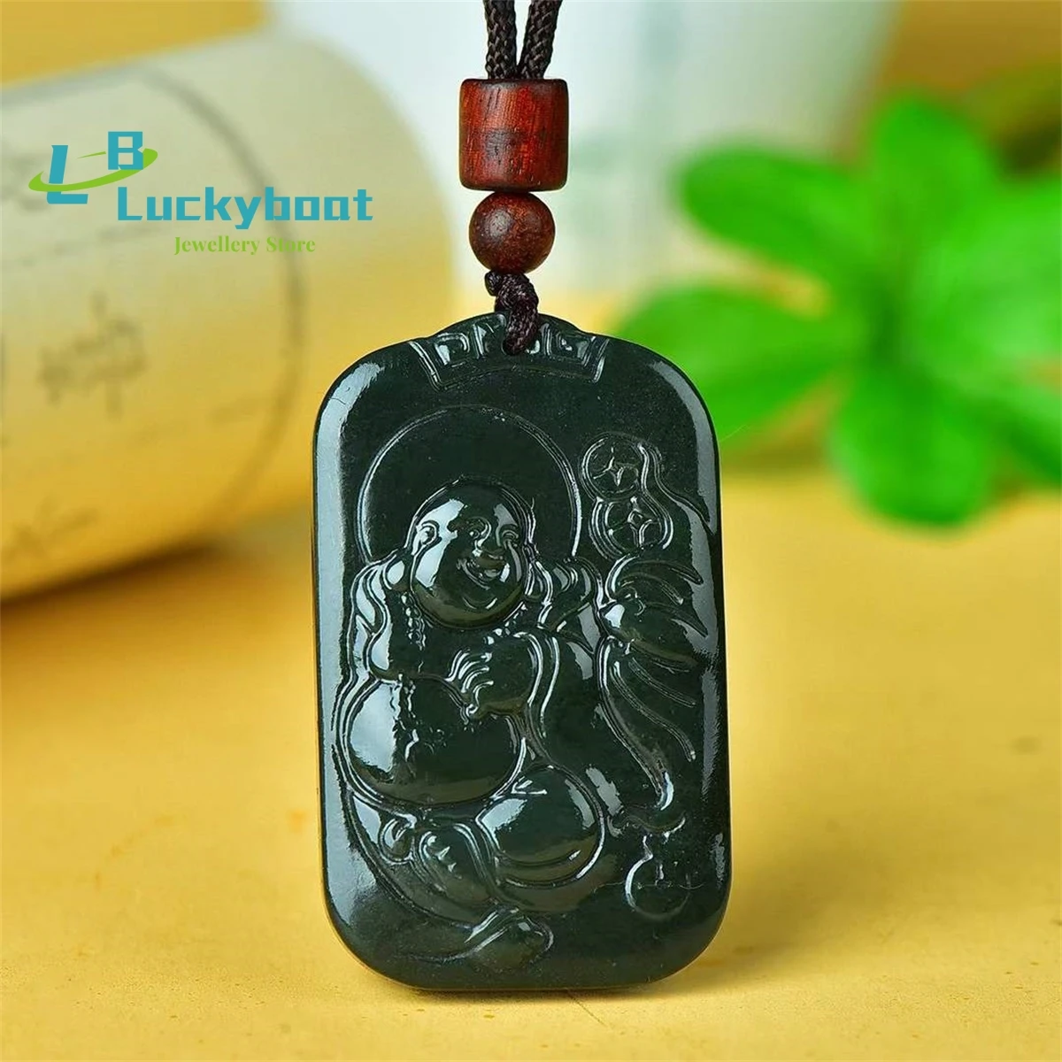 Natural Hetian Qingyu Buddha Maitreya Pendant Simple and Generous Personalized Fashion Versatile for Men and Women
Natural Hetian Qingyu Buddha Maitreya Pendant Simple and Generous Personalized Fashion Versatile for Men and Women