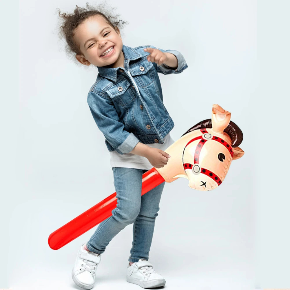 1Pc Inflatable Horse Heads Cowgirl Stick PVC Balloon Outdoor Educational Toys For Children Babies Birthday Gifts 94x34cm
1Pc Inflatable Horse Heads Cowgirl Stick PVC Balloon Outdoor Educational Toys For Children Babies Birthday Gifts 94x34cm