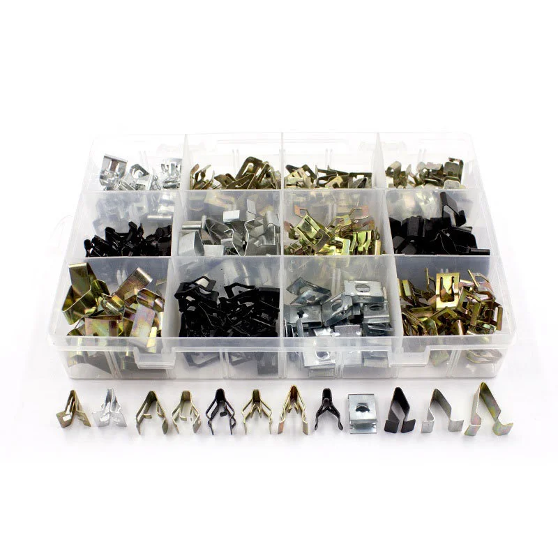 240Pcs Car U-type Clips Console Instrument Panel Dash Trim Mixed Fixed Fastener New
240Pcs Car U-type Clips Console Instrument Panel Dash Trim Mixed Fixed Fastener New