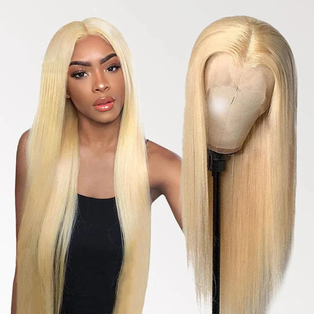 613 Blonde Transparent Lace 13x6 Frontal Wigs Human Hair Silky Straight Preplucked Brazilian Remy 4x4 Closure Wigs Women 180%
613 Blonde Transparent Lace 13x6 Frontal Wigs Human Hair Silky Straight Preplucked Brazilian Remy 4x4 Closure Wigs Women 180%