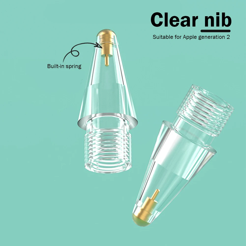PEN002 Plastic Replacement Tip for Apple Pencil Gen 1/2 iPad Stylus Touchscreen Pen Spare Nib
PEN002 Plastic Replacement Tip for Apple Pencil Gen 1/2 iPad Stylus Touchscreen Pen Spare Nib