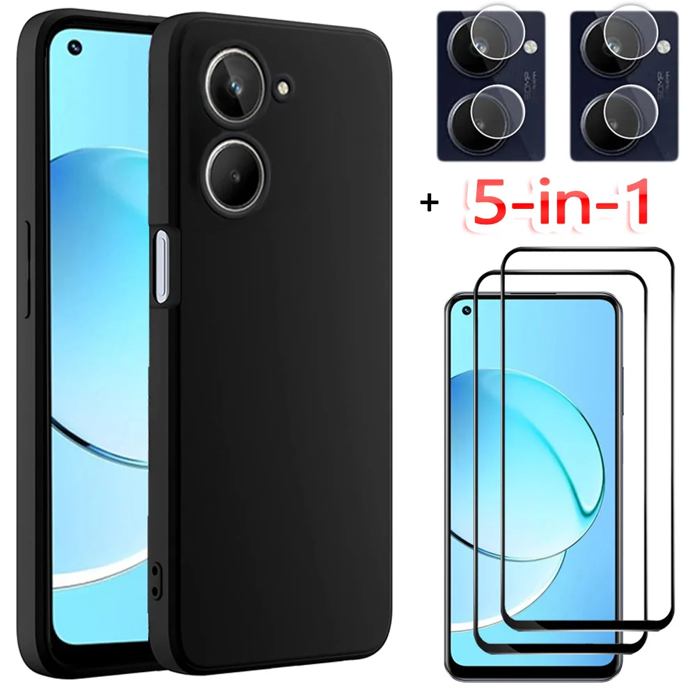 black case + tempered glass for realme10 soft shockproof tpu phone cases realme 10 cover realme-10 oppo realmi 10 case
black case + tempered glass for realme10 soft shockproof tpu phone cases realme 10 cover realme-10 oppo realmi 10 case