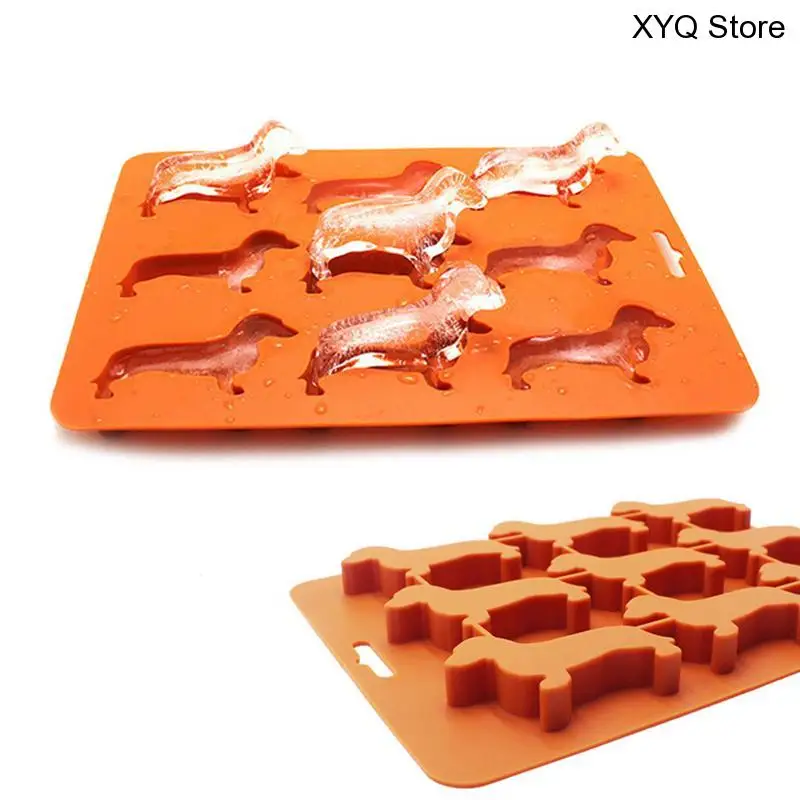 1PC Silicone Mold Puppy Shape Mould Ice Tray Dachshund Shape DIY Cake Baking Chocolate Fondant Silicone Ice Cube Mold 9 Holes
1PC Silicone Mold Puppy Shape Mould Ice Tray Dachshund Shape DIY Cake Baking Chocolate Fondant Silicone Ice Cube Mold 9 Holes