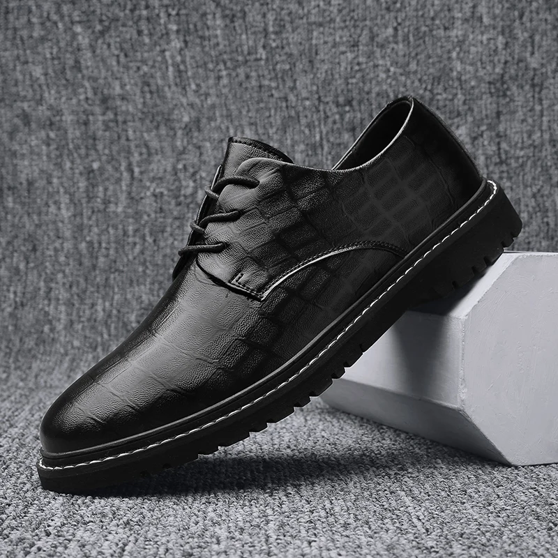 2022 Spring New Men Shoes Hot Sale Fashion Leather Shoes Lace-up Trend Casual Shoe High Quality Flat Designer for Men Shoes
2022 Spring New Men Shoes Hot Sale Fashion Leather Shoes Lace-up Trend Casual Shoe High Quality Flat Designer for Men Shoes