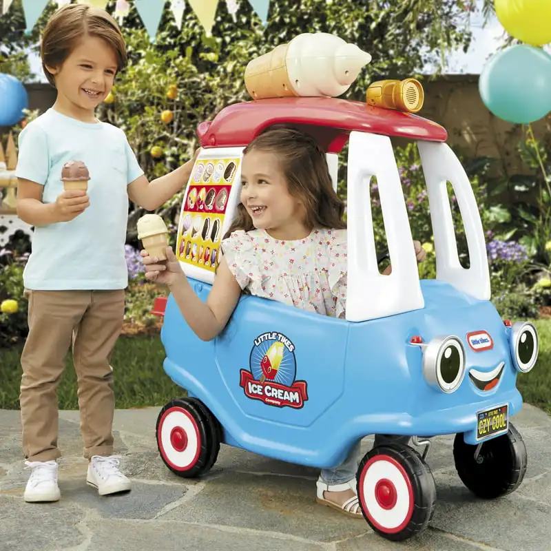 Coupe Ice Cream Truck Foot-To-Floor Toddler Ride-on Car - For Kids Boys Girls Ages 18 Months to 5 Years Old
Coupe Ice Cream Truck Foot-To-Floor Toddler Ride-on Car - For Kids Boys Girls Ages 18 Months to 5 Years Old