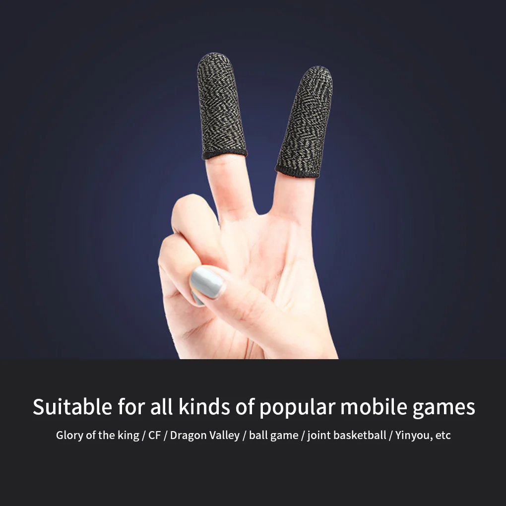 Conductive Fiber Mobile Game Controller Anti-slip Sweatproof Phone Gaming Thumb Sleeve
Conductive Fiber Mobile Game Controller Anti-slip Sweatproof Phone Gaming Thumb Sleeve