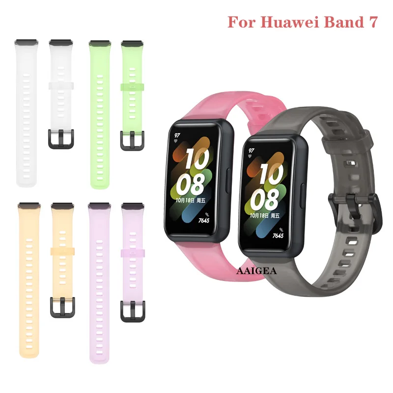 Прозрачный силиконовый ремешок для Huawei Band 7 / Honor band 7, сменный Браслет
Прозрачный силиконовый ремешок для Huawei Band 7 / Honor band 7, сменный Браслет