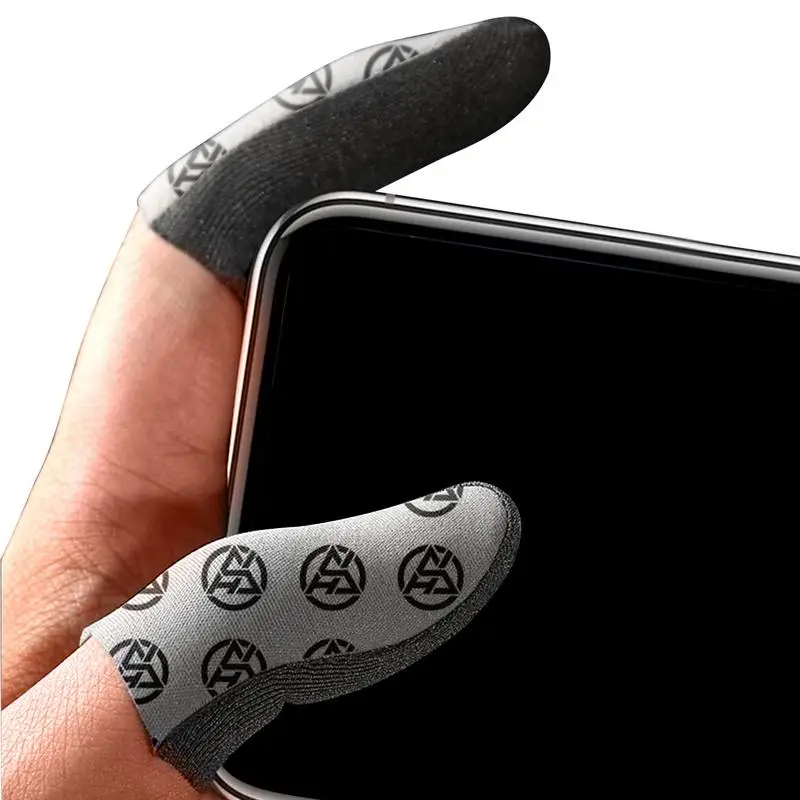 2 Pcs Mobile Game Fingertip Gloves Sweatproof Anti-slip Touch Screen Finger Sleeve Breathable Gaming Fingertip Cover For Gamer 
2 Pcs Mobile Game Fingertip Gloves Sweatproof Anti-slip Touch Screen Finger Sleeve Breathable Gaming Fingertip Cover For Gamer