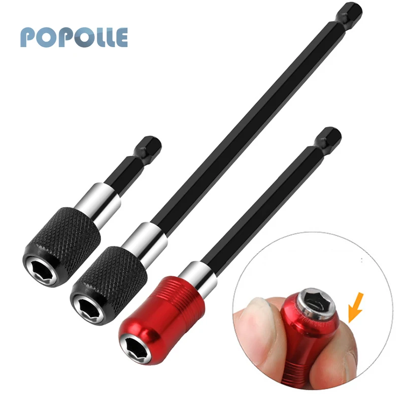 1/4" Inch Hexagon Handle Quick-change Screwdriver Extension Rod Magnetic Electric Drill Joint Self-locking Extension Drill Stand
1/4" Inch Hexagon Handle Quick-change Screwdriver Extension Rod Magnetic Electric Drill Joint Self-locking Extension Drill Stand