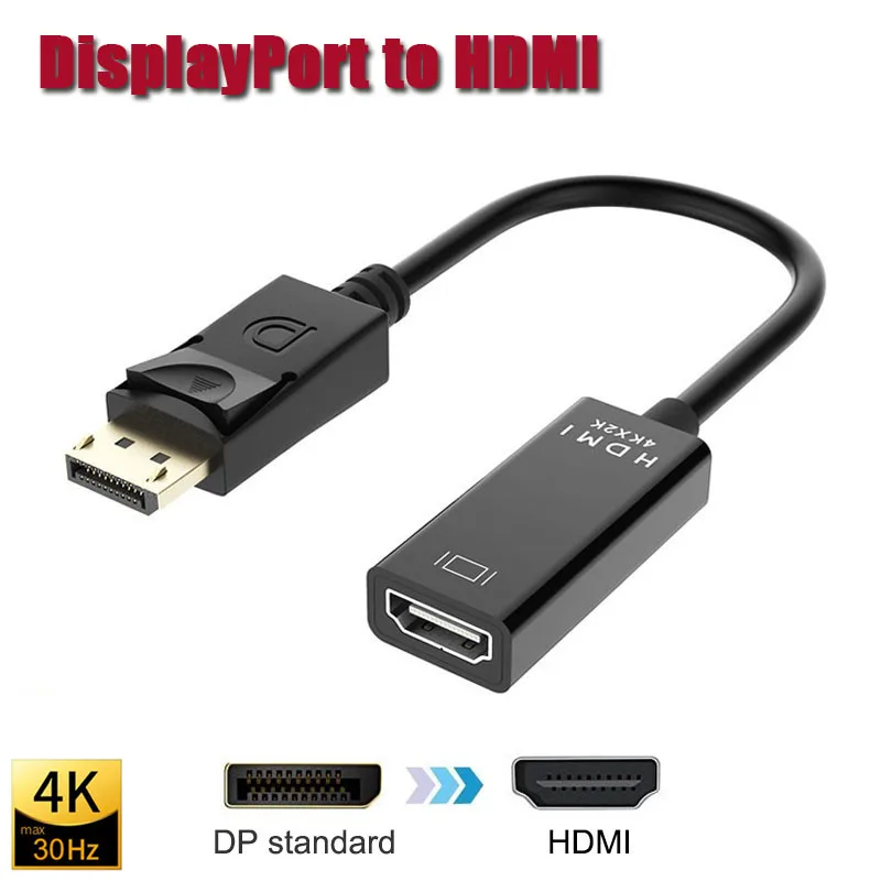 Преобразователь дисплея в HDMI, 4K, 1080P, DP, переходник с порта дисплея на HDMI-кабель (штырь-гнездо) для ПК, монитора, проектора, HDTV, ноутбуков
Преобразователь дисплея в HDMI, 4K, 1080P, DP, переходник с порта дисплея на HDMI-кабель (штырь-гнездо) для ПК, монитора, проектора, HDTV, ноутбуков